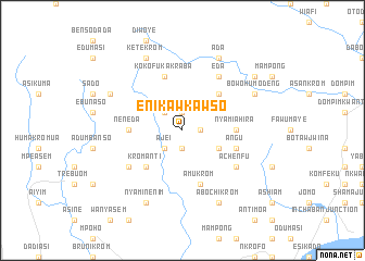 map of Enikawkawso