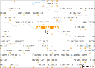 map of Ennabeuren