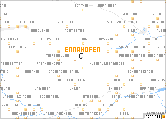 map of Ennahofen