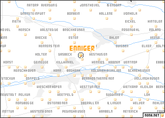 map of Enniger