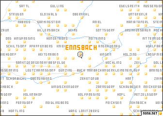 map of Ennsbach