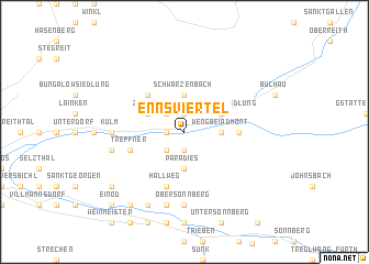 map of Ennsviertel