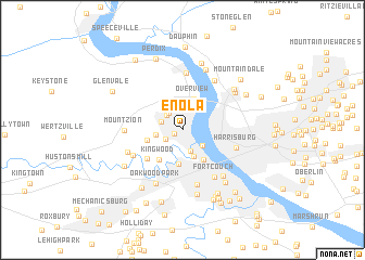 map of Enola