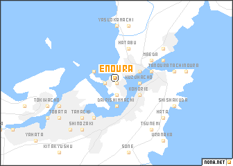 map of Enoura