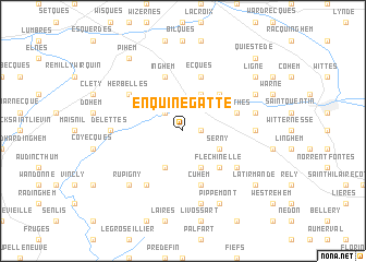 map of Enquinegatte