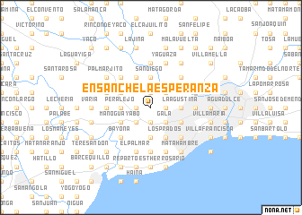 map of Ensanche La Esperanza
