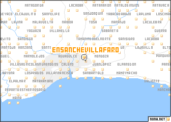 map of Ensanche Villa Faro