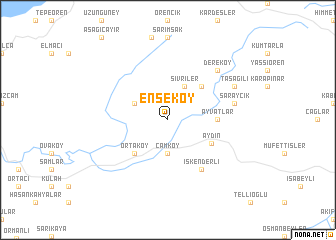 map of Enseköy
