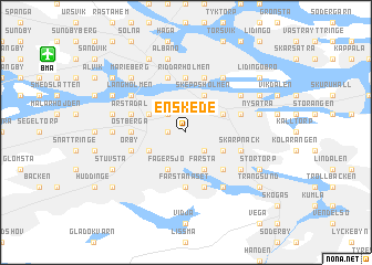 map of Enskede