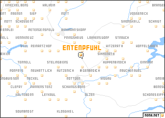 map of Entenpfuhl