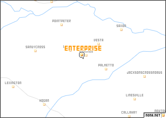 map of Enterprise