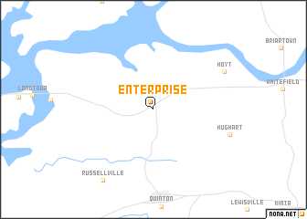 map of Enterprise