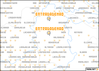 map of Entrada de Mao