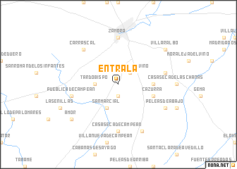 map of Entrala