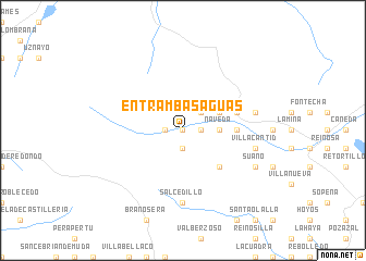 map of Entrambasaguas