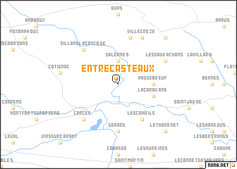 map of Entrecasteaux