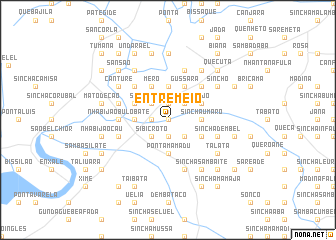 map of Entre Meio