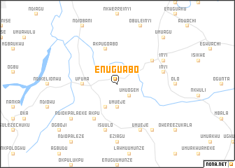 map of Enugu Abo