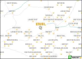 map of Enval