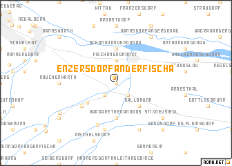 map of Enzersdorf an der Fischa