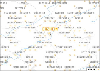 map of Enzheim