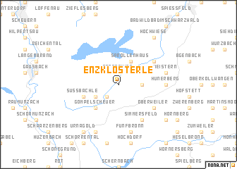 map of Enzklösterle