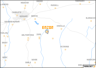 map of Enzor