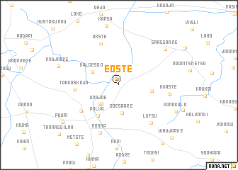 map of Eoste