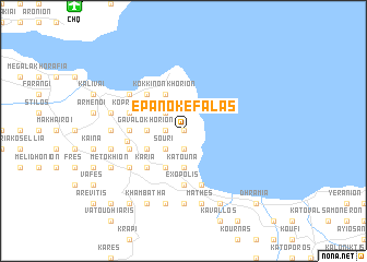 map of Epáno Kefalás