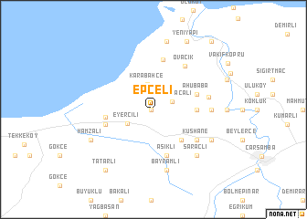 map of Epçeli