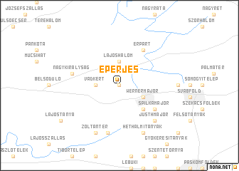 map of Eperjes