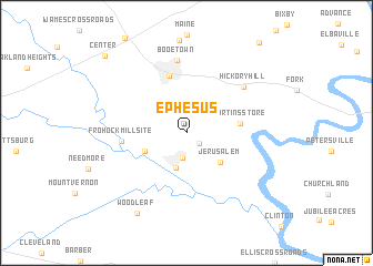 map of Ephesus