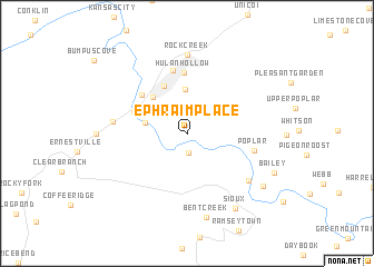 map of Ephraim Place