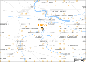 map of Épisy