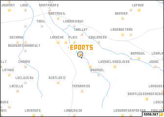 map of Éports
