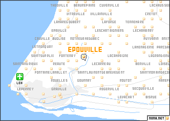 map of Épouville