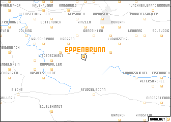 map of Eppenbrunn