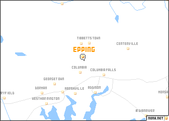 map of Epping