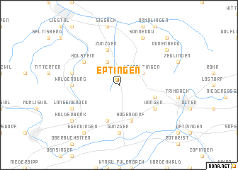 map of Eptingen