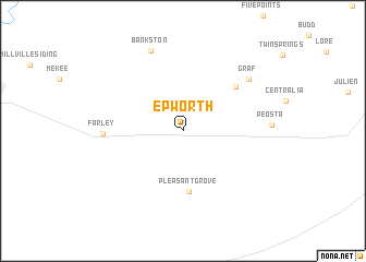 map of Epworth