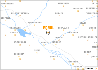 map of Eqbāl