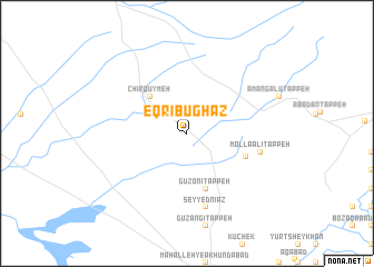 map of Eqrī Būghāz