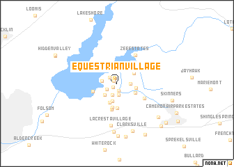 map of Equestrian Village