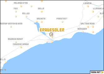 map of Era de Soler