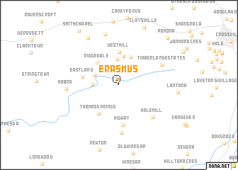 map of Erasmus