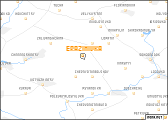 map of Erazimivka