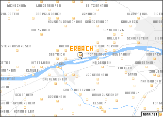 map of Erbach