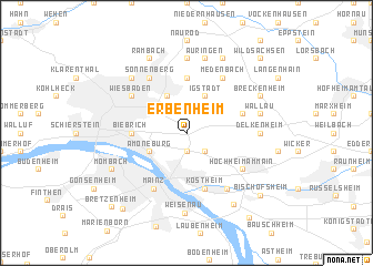 map of Erbenheim