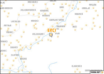 map of Erci
