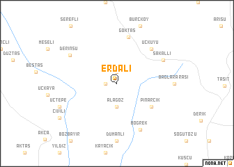 map of Erdalı